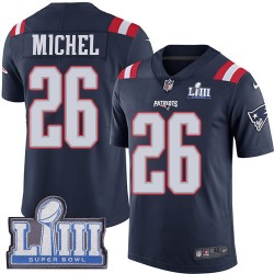New England Patriots Sony Michel 26 Nike Blue 2019 Super Bowl LIII NFL Jersey New England Patriots Sony Michel 26 Nike Blue 2019 Super Bowl LIII NFL Jersey