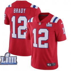 New England Patriots Tom Brady 12 Nike Red 2019 Super Bowl LIII NFL Jersey New England Patriots Tom Brady 12 Nike Red 2019 Super Bowl LIII NFL Jersey