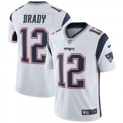 New England Patriots Tom Brady 12 Nike White NFL Jersey New England Patriots Tom Brady 12 Nike White NFL Jersey