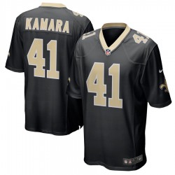 New Orleans Saints Alvin Kamara 41 Nike Black NFL Jersey New Orleans Saints Alvin Kamara 41 Nike Black NFL Jersey