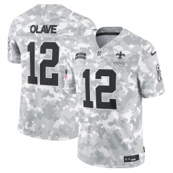 New Orleans Saints Chris Olave Nike 2024 Salute to Service NFL Jersey New Orleans Saints Chris Olave Nike 2024 Salute to Service NFL Jersey