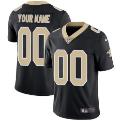 New Orleans Saints Custom Black NFL Jersey