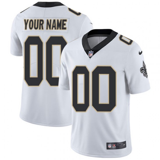 New Orleans Saints Custom White NFL Jersey