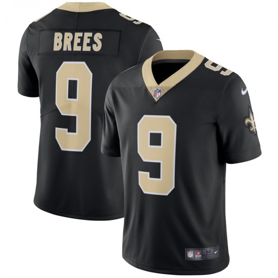 New Orleans Saints Drew Brees 9 Nike Black NFL Jersey