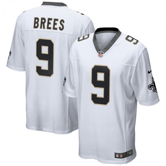 New Orleans Saints Drew Brees 9 Nike White NFL Jersey