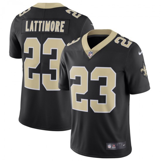 New Orleans Saints Marshon Lattimore 23 Nike Black NFL Jersey