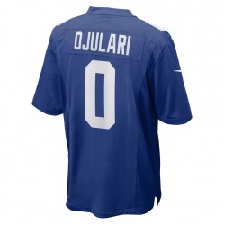 New York Giants Azeez Ojulari 0 Nike Royal 2021 Draft NFL Jersey
