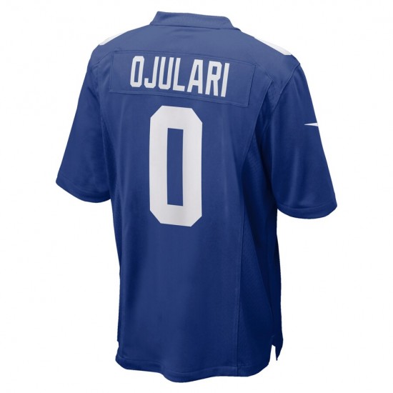 New York Giants Azeez Ojulari 0 Nike Royal 2021 Draft NFL Jersey