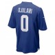 New York Giants Azeez Ojulari 0 Nike Royal 2021 Draft NFL Jersey