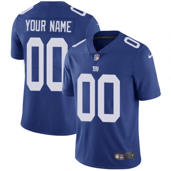 New York Giants Custom Blue NFL Jersey