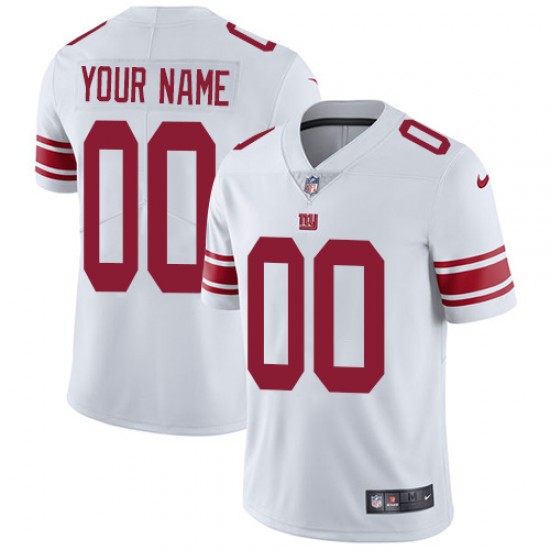 New York Giants Custom White NFL Jersey