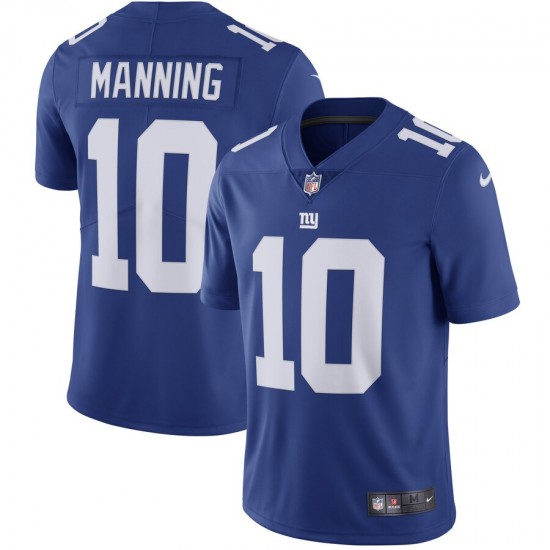 New York Giants Eli Manning 10 Nike Blue NFL Jersey