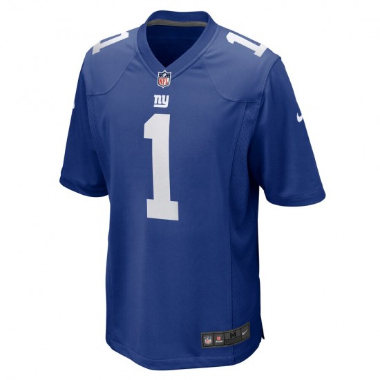 New York Giants Kadarius Toney 1 Nike Royal 2021 Draft NFL Jersey