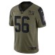 New York Giants Lawrence Taylor 56 Nike 2021 Salute to Service NFL Jersey