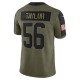 New York Giants Lawrence Taylor 56 Nike 2021 Salute to Service NFL Jersey