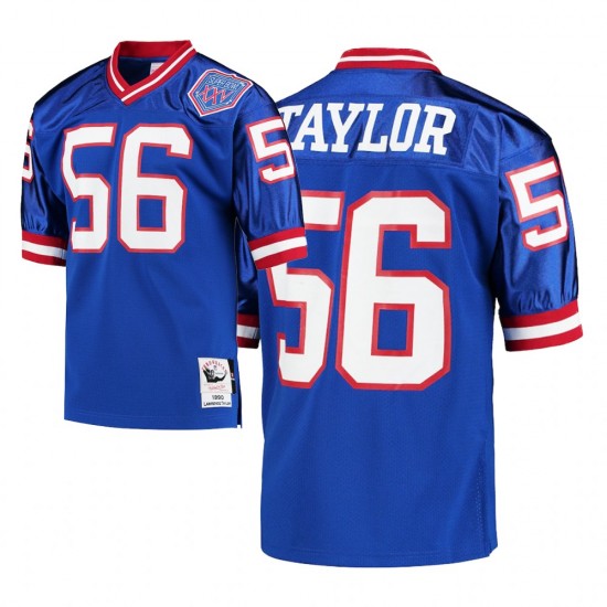 New York Giants Lawrence Taylor 56 Nike Royal 1990 Throwback NFL Jersey