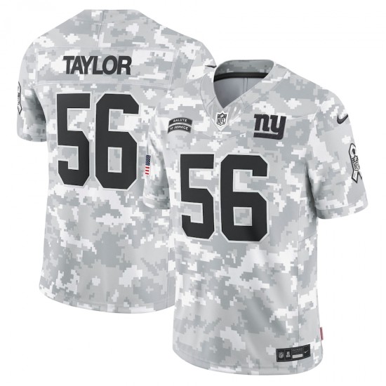New York Giants Lawrence Taylor Nike 2024 Salute to Service NFL Jersey