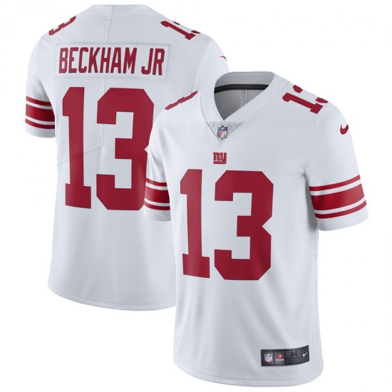 New York Giants Odell Beckham Jr 13 Nike White NFL Jersey