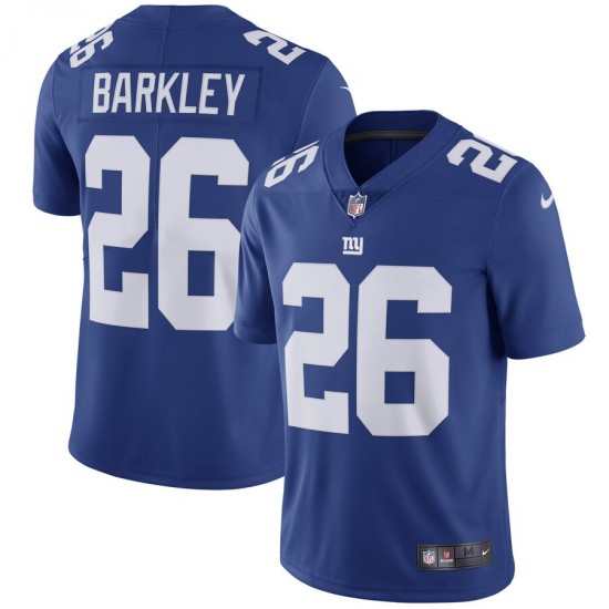 New York Giants Saquon Barkley 26 Nike Blue NFL Jersey