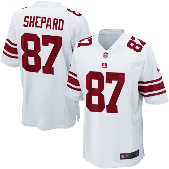 New York Giants Sterling Shepard 87 Nike White NFL Jersey