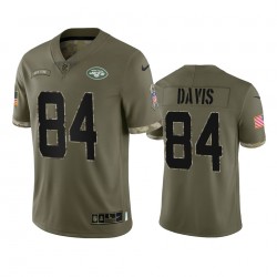 New York Jets Corey Davis 84 Nike 2022 Salute to Service NFL Jersey New York Jets Corey Davis 84 Nike 2022 Salute to Service NFL Jersey