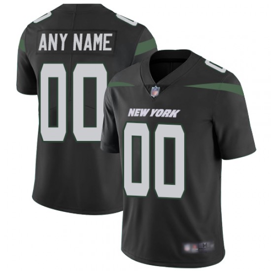 New York Jets Custom Nike Black NFL Jersey
