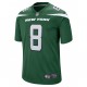 New York Jets Elijah Moore 8 Nike Green 2021 Draft NFL Jersey