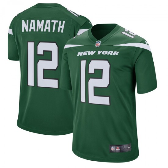 New York Jets Joe Namath 12 Nike Green NFL Jersey