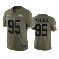 New York Jets Quinnen Williams 95 Nike 2022 Salute to Service NFL Jersey New York Jets Quinnen Williams 95 Nike 2022 Salute to Service NFL Jersey