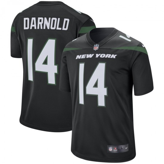 New York Jets Sam Darnold 14 Nike Black NFL Jersey