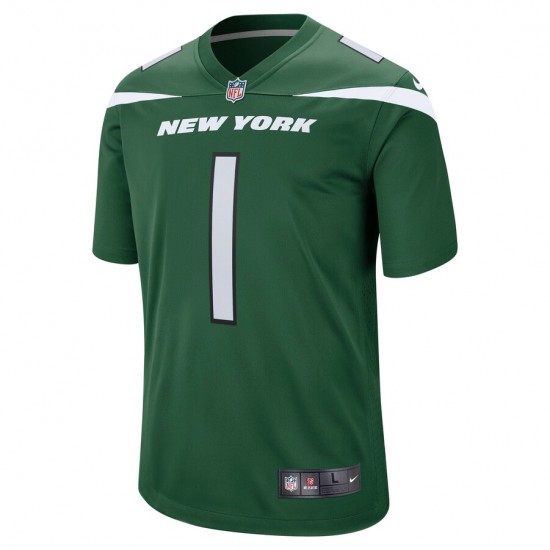 New York Jets Zach Wilson 1 Nike Green 2021 Draft NFL Jersey