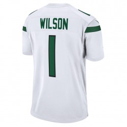 New York Jets Zach Wilson 1 Nike White 2021 Draft NFL Jersey