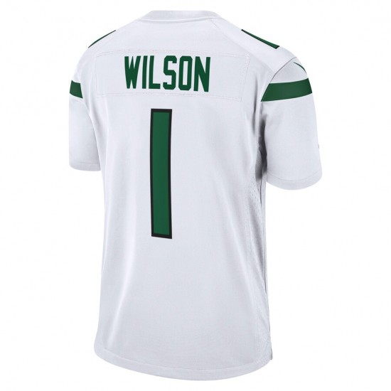 New York Jets Zach Wilson 1 Nike White 2021 Draft NFL Jersey