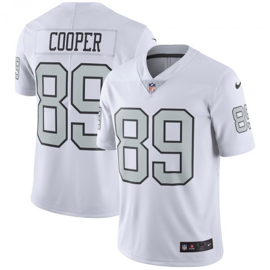 Oakland Raiders Amari Cooper 89 Nike Silver NFL Jersey