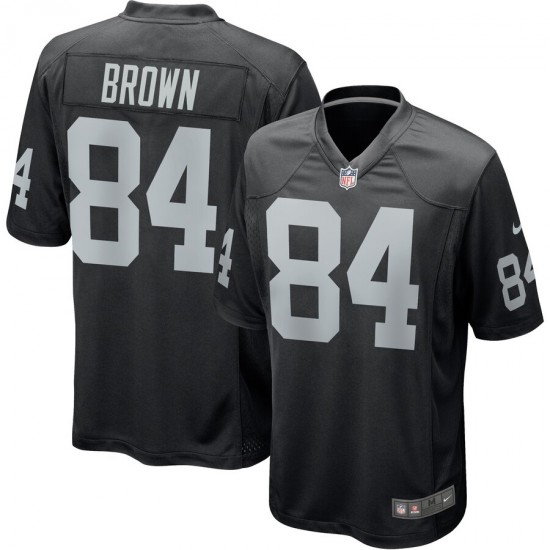 Oakland Raiders Antonio Brown 84 Nike Black NFL Jersey