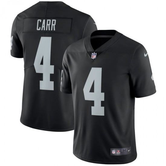 Oakland Raiders Derek Carr 4 Nike Black NFL Jersey