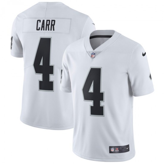 Oakland Raiders Derek Carr 4 Nike White NFL Jersey