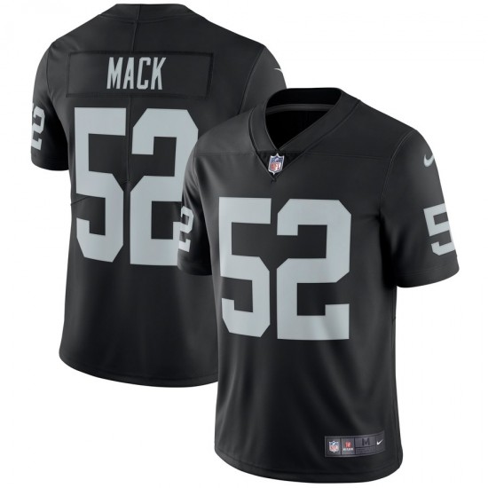 Oakland Raiders Khalil Mack 52 Nike Black NFL Jersey