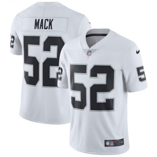Oakland Raiders Khalil Mack 52 Nike White NFL Jersey
