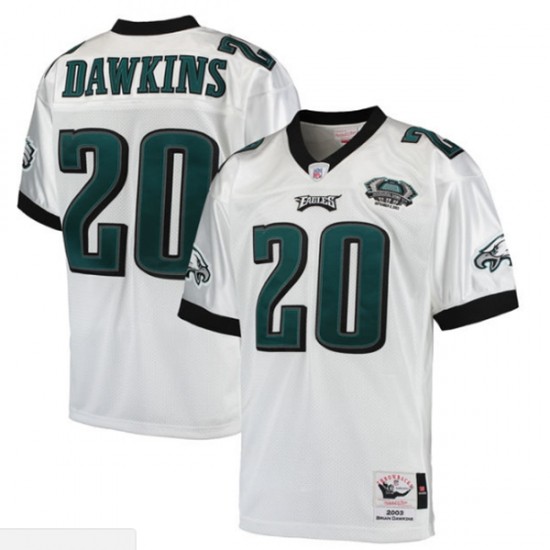 Philadelphia Eagles Brian Dawkins 20 Nike White NFL Jersey