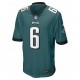 Philadelphia Eagles DeVonta Smith 6 Nike Green 2021 Draft NFL Jersey