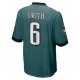 Philadelphia Eagles DeVonta Smith 6 Nike Green 2021 Draft NFL Jersey