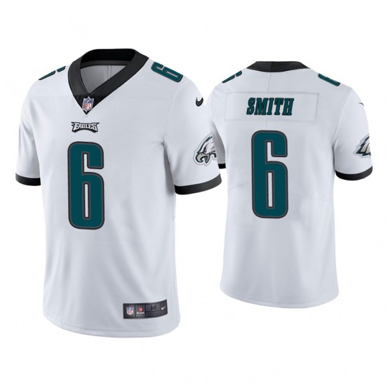 Philadelphia Eagles DeVonta Smith 6 Nike White 2021 Draft NFL Jersey