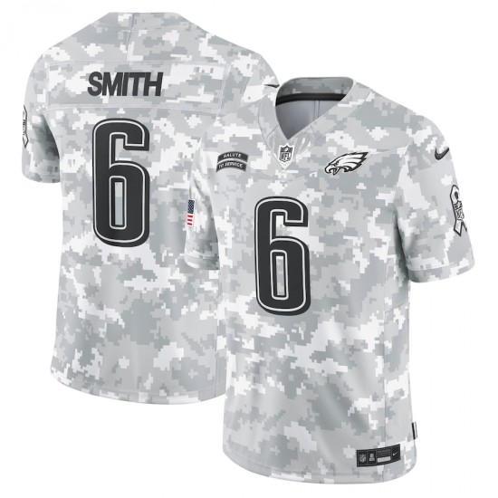 Philadelphia Eagles DeVonta Smith Nike 2024 Salute to Service NFL Jersey