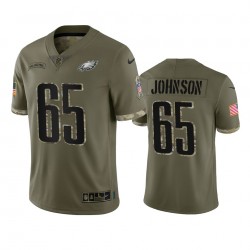 Philadelphia Eagles Lane Johnson 65 Nike 2022 Salute to Service NFL Jersey Philadelphia Eagles Lane Johnson 65 Nike 2022 Salute to Service NFL Jersey