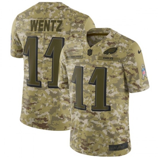 Philadelphia Eagles WENTZ 11 Nike Salute to Service NFL Jersey