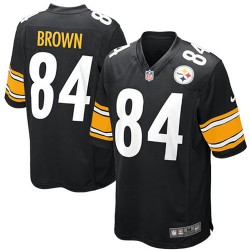Pittsburgh Steelers Antonio Brown 84 Nike Black NFL Jersey Pittsburgh Steelers Antonio Brown 84 Nike Black NFL Jersey