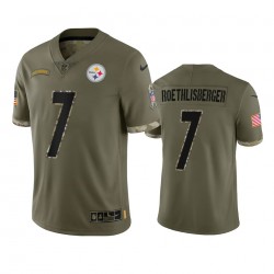 Pittsburgh Steelers Ben Roethlisberger 7 Nike 2022 Salute to Service NFL Jersey Pittsburgh Steelers Ben Roethlisberger 7 Nike 2022 Salute to Service NFL Jersey