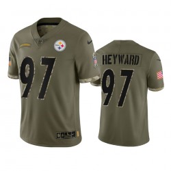 Pittsburgh Steelers Cameron Heyward 97 Nike 2022 Salute to Service NFL Jersey Pittsburgh Steelers Cameron Heyward 97 Nike 2022 Salute to Service NFL Jersey
