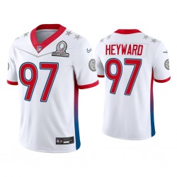 Pittsburgh Steelers Cameron Heyward 97 Nike White 2022 AFC Pro Bowl NFL Jersey Pittsburgh Steelers Cameron Heyward 97 Nike White 2022 AFC Pro Bowl NFL Jersey